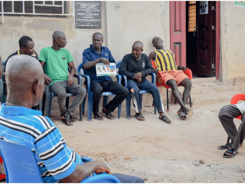 Ghana men breastfeeding training 